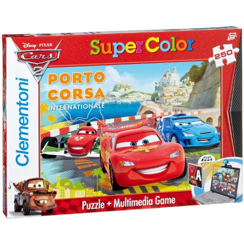 Cars 2 Clementoni 29634.7 Multimedia The Fastest Race Car in The World! - Puzzle (250 Piezas)