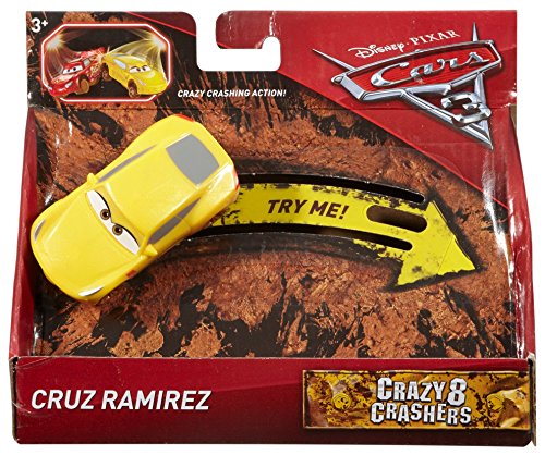 Cars 3- Coche Crazy Cruz (Mattel DYB05) , color/modelo surtido