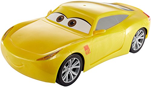 Cars 3- Cruz rapida Coche Interactivo luz y Sonidos, 25 cm (Mattel FGN59)