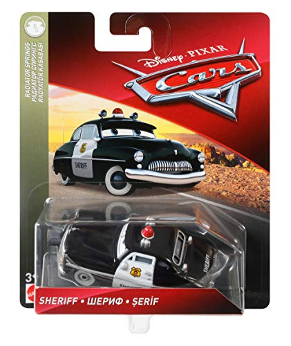 Cars 3- Vehículo Sherif Coche de Juguete Policía, Multicolor (Mattel FLM15) , color/modelo surtido