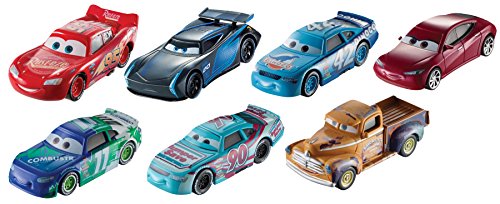 Cars Vehículo Natalie Certain, coche de juguete (Mattel DXV35)