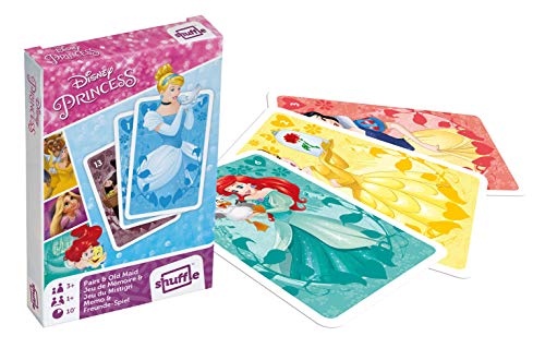 Cartamundi Baraja Infantil Disney Princesas. Juegos de Cartas 2 en 1