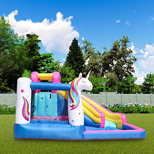 Casa de Rebote Inflable Castillo de Bouncer Diapositiva de Agua con Piscina y CE UL Speller-Porcelana_380x320x210cm