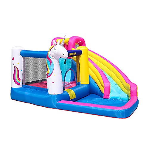 Casa de Rebote Inflable Castillo de Bouncer Diapositiva de Agua con Piscina y CE UL Speller-Porcelana_380x320x210cm