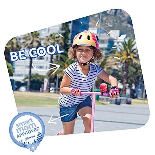 Casco de Bici para niños | Casco de Bici para niños y niñas pequeños, niños y niñas patinetes eléctricos, triciclos, Skateboarding y bicis | Casco Ciclismo Animales niño (Orange Tiger)