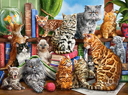 Castorland House of Cats 2000pieza(s) - Rompecabezas (Jigsaw puzzle, Animales, Niños y adultos, Cat (animal), Niño/niña, 9 año(s)) , color/modelo surtido