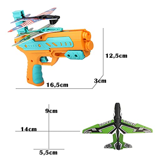 Catapult - Juguete de avión de espuma, con 6 aviones a partir de 3 años