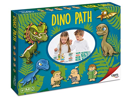 Cayro-Juego Dino Path ¡SE EL MAS RAPIDO EN Llegar A LA Cueva, Multicolor (153)