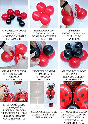 Centro de mesa para comunión formado por globos de látex y poliamida especial para decoración de Comuniones.Tamaño 120 cm (Niño)