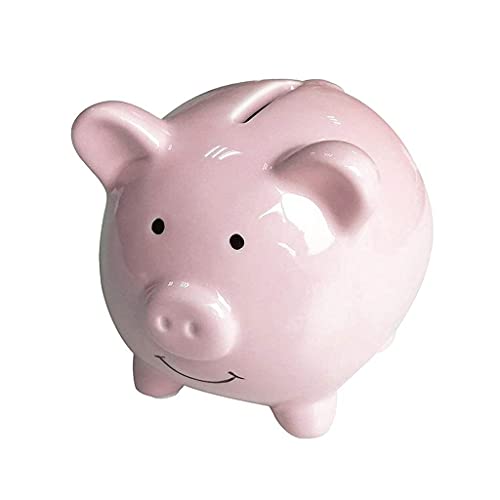 Ceramic Pink Piggy Bank, Hace, Decoración De Guardería, Recuerdo, Ahorros De La Hucha para Niños Dibujos Animados Cerámica Piggy Bank Mobiliario