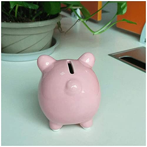 Ceramic Pink Piggy Bank, Hace, Decoración De Guardería, Recuerdo, Ahorros De La Hucha para Niños Dibujos Animados Cerámica Piggy Bank Mobiliario