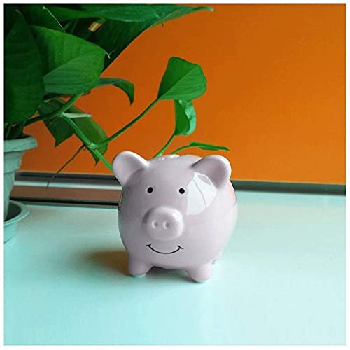 Ceramic Pink Piggy Bank, Hace, Decoración De Guardería, Recuerdo, Ahorros De La Hucha para Niños Dibujos Animados Cerámica Piggy Bank Mobiliario