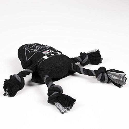 Cerdá - For Fan Pets, Cuerda Dental Peluche de Star Wars - Licencia Oficial de Star Wars, Darth Vader