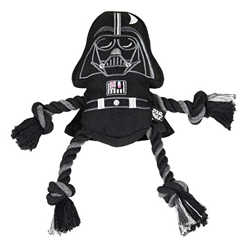 Cerdá - For Fan Pets, Cuerda Dental Peluche de Star Wars - Licencia Oficial de Star Wars, Darth Vader