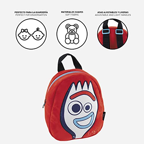 CERDÁ LIFE'S LITTLE MOMENTS Guarderia Bebe Niño de Toy Story-Licencia Oficial Disney para Niños, Rojo, Mochila Infantil Recomendada 1 a 4 años