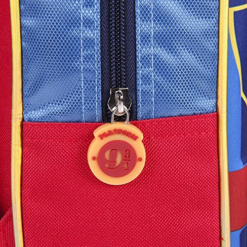 CERDÁ LIFE'S LITTLE MOMENTS, Mochila Luces LED Escolar de Harry Potter-Licencia Oficial Warner Bros para Niños, Rojo, Edad recomendada-idónea para peques de preescolar de 2 a 6 años