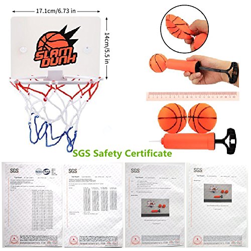 CGRTEUNIE Congerate Slam Dunk Camera Bagno Toilette Ufficio Desktop Mini Pallacanestro Decompresso Giocattolo Giocattolo Gadget Giocattolo per l'educazione Kid e Basket Amatori