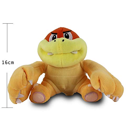 cgzlnl Juguetes De Peluche De Animales De Dibujos Animados De Super Mario, Tortuga Bros Boom Pom Koopa Bowser Muñeco De Peluche Suave Regalos Encantadores 2 Unids / Set 16 Cm