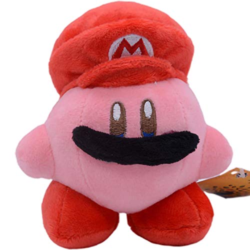 cgzlnl Kawaii Kirby Cos Super Mario Bros Luigi Muñecos De Peluche De Peluche Suave Anime Periférico Personajes Clásicos Decoración Almohada Niños Juguete 2 Unids / Set 10 Cm