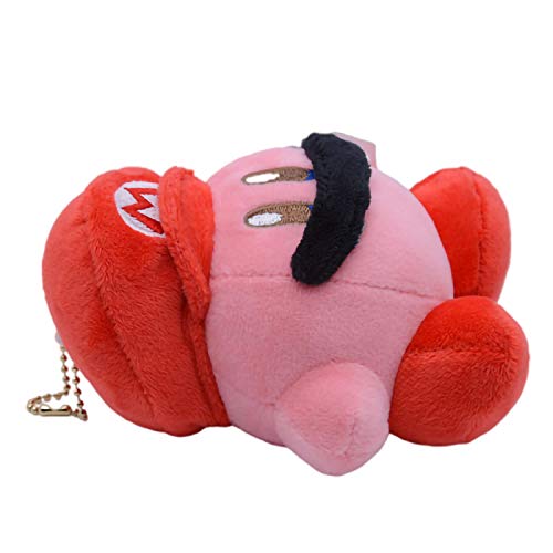 cgzlnl Kawaii Kirby Cos Super Mario Bros Luigi Muñecos De Peluche De Peluche Suave Anime Periférico Personajes Clásicos Decoración Almohada Niños Juguete 2 Unids / Set 10 Cm