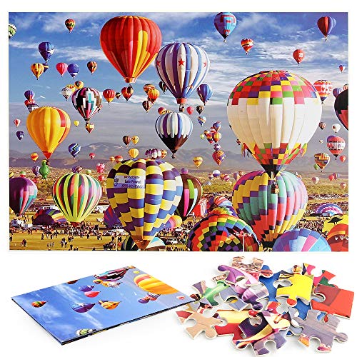 CHAOCHI Puzzle 1000 Piezas Adultos,Juegos de Habilidad para Toda la Familia,Regalos para Familiares y Amigos,Globo Aerostático (70 * 50cm)