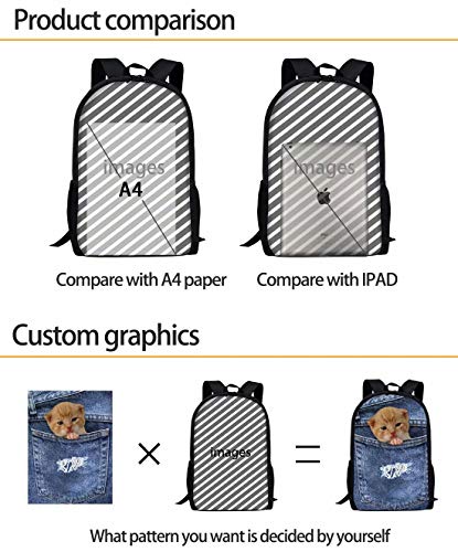 chaqlin cool animal dinosaur mochilas escolares mochilas grandes estuche de lápices bolsas de almuerzo para niños regalos, mochila escolar para niños y niñas, mochila de viaje informal 3 Pcs Set