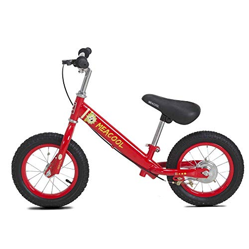 Chenbz Marco de dos ruedas de la bicicleta equilibrio del coche metal niños Equilibrio bicicletas for niños Sin pedal de la bicicleta 2-6 bebé de los años con Push Frenos Neumáticos deportes al aire l