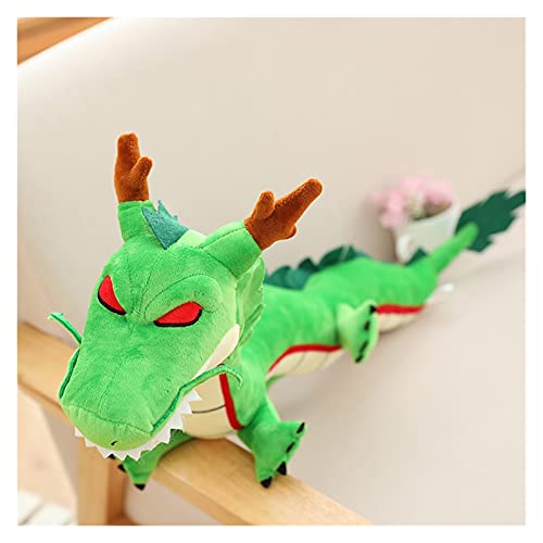 CHENGLGC Juguete Peluche 80/100 cm Nuevo Dragón de Peluche Dragón Peluche Dibujos Animados Anime Carácter Muñecas Gran Muñeco Memorial Niños Cumpleaños (Color : Green, Height : 80cm)