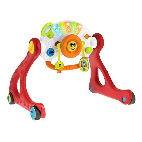 Chicco 00009335000000 Bebé (Gimnasio para bebés, Multicolor, 0,24 año(s) Grow and Walk Gym 4 en 1, Multicolor