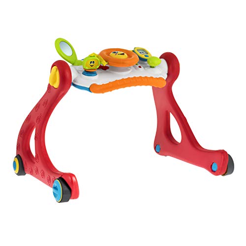 Chicco 00009335000000 Bebé (Gimnasio para bebés, Multicolor, 0,24 año(s) Grow and Walk Gym 4 en 1, Multicolor