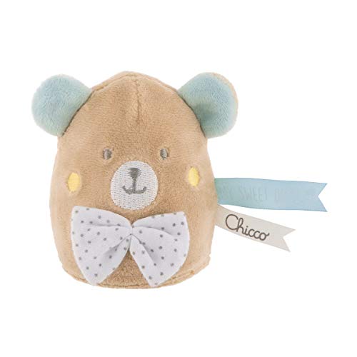 Chicco My Sweet dou Dou Lamparita Osito - Lámpara quita miedos anti oscuridad para bebés, tierno peluche, diseño oso