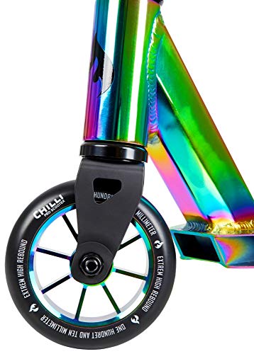 Chilli Scooter Rocky Neochrome 118-6 - Patinete Infantil, Color Cromado