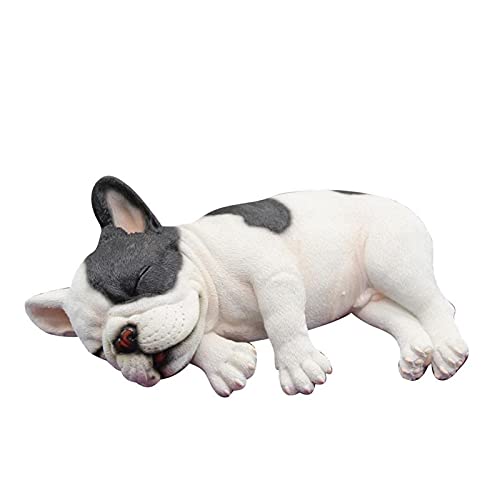 chushi Juguetes de Peluche Acuéstese a Dormir francés Bulldog Puppies Life Realistic Bulldog Simulación Juguete Zzib (Color : B)