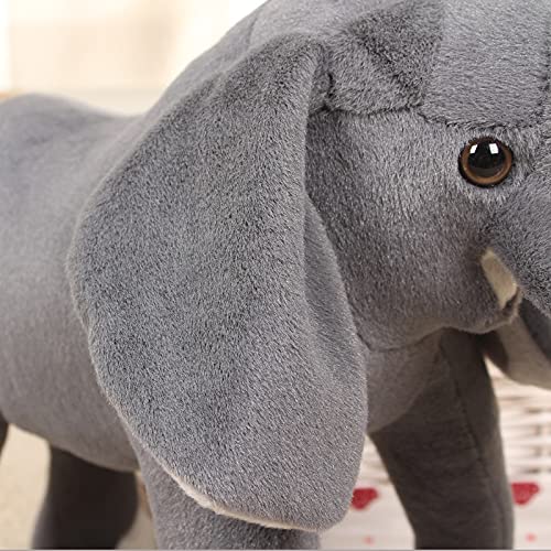 chushi Juguetes de Peluche Venta al por Mayor Simulación Elefante Peluche Muñeca Muñeca Muñeca Props Soporte de Dibujos Animados Relleno Elefante Sala de Estar Decoración Adornos Zzib