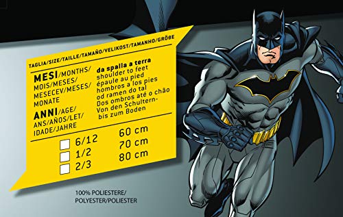 Ciao 11724.1-2 Batman - Disfraz de Bebé, Diseño Original de Dc Comics (Talla 1-2 Años)