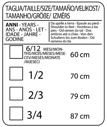 Ciao 55039.3-4 Ratón Disfraz Niño (Talla 3-4 Años), Negro/Rojo/Blanco