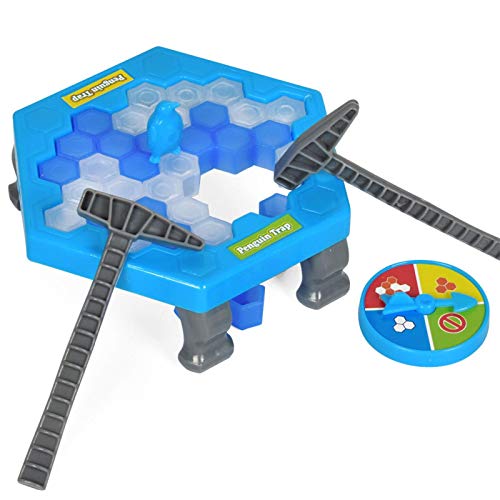 circulor-123 Pinguinos Juego De Mesa Juego De Pingüinos Splash Splash Juego De Pingüinos Beat Penguin Break Ice Block Hammer Trap Estrategia Juegos De Mesa para Niños Educativos Interactivos