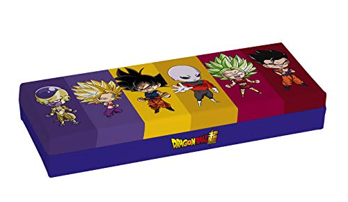 Clairefontaine 812807C - Plumier, Trousse Dragon Ball Super 21x5,5x8 cm, Multipersonnages