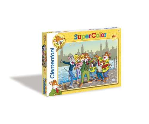 Clementoni 27513.7 - Puzzle (104 Piezas), diseño de Geronimo Stilton en Venecia