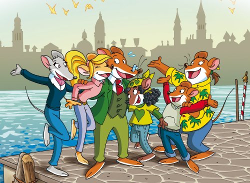 Clementoni 27513.7 - Puzzle (104 Piezas), diseño de Geronimo Stilton en Venecia