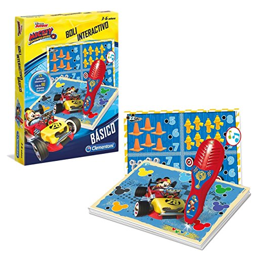 Clementoni 3-6 años 20x28 and The Roadster Racers Boli Interactivo Mickey y los Superpilotos, Multicolor (55226)