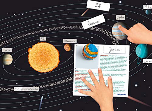 Clementoni-55397 - Montessori - El cosmos - juego educativo montessori a partir de 6 años