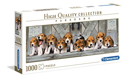 Clementoni Collection Puzzle 1000 Piezas Panorama Beagles, Color (39435)