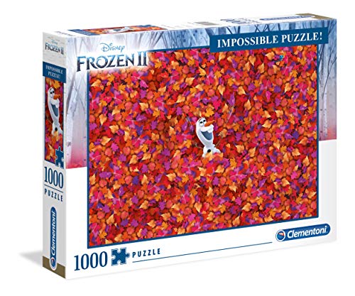 Clementoni- Disney Impossible - Puzzle (1000 Piezas), diseño de Frozen 2 (39526)