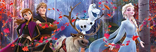 Clementoni Disney Puzzle 1000 Piezas Panorama Frozen 2, Color (39544)