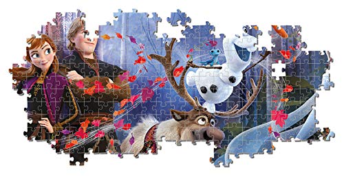 Clementoni Disney Puzzle 1000 Piezas Panorama Frozen 2, Color (39544)