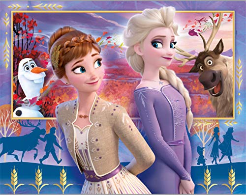 Clementoni- Disney Puzzles 20+60+100+180 Piezas Frozen 2 (21411.2)