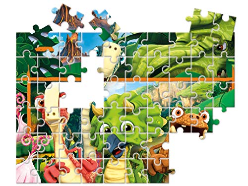 Clementoni Gigantosaurus-Puzzle de 60 Piezas, Color (26996)