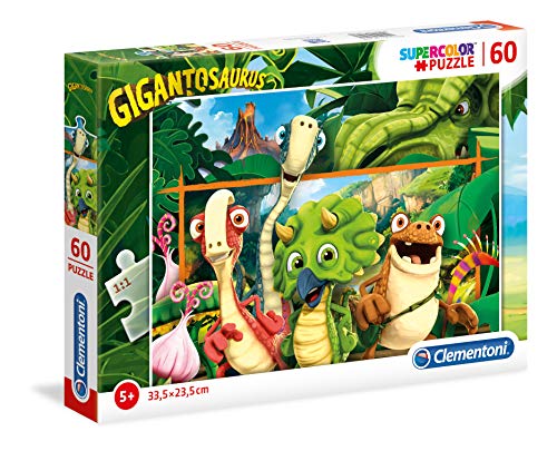 Clementoni Gigantosaurus-Puzzle de 60 Piezas, Color (26996)