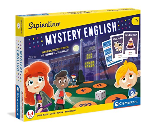 Clementoni – Juego de Mesa Inglés Misterioso (Mistery English)